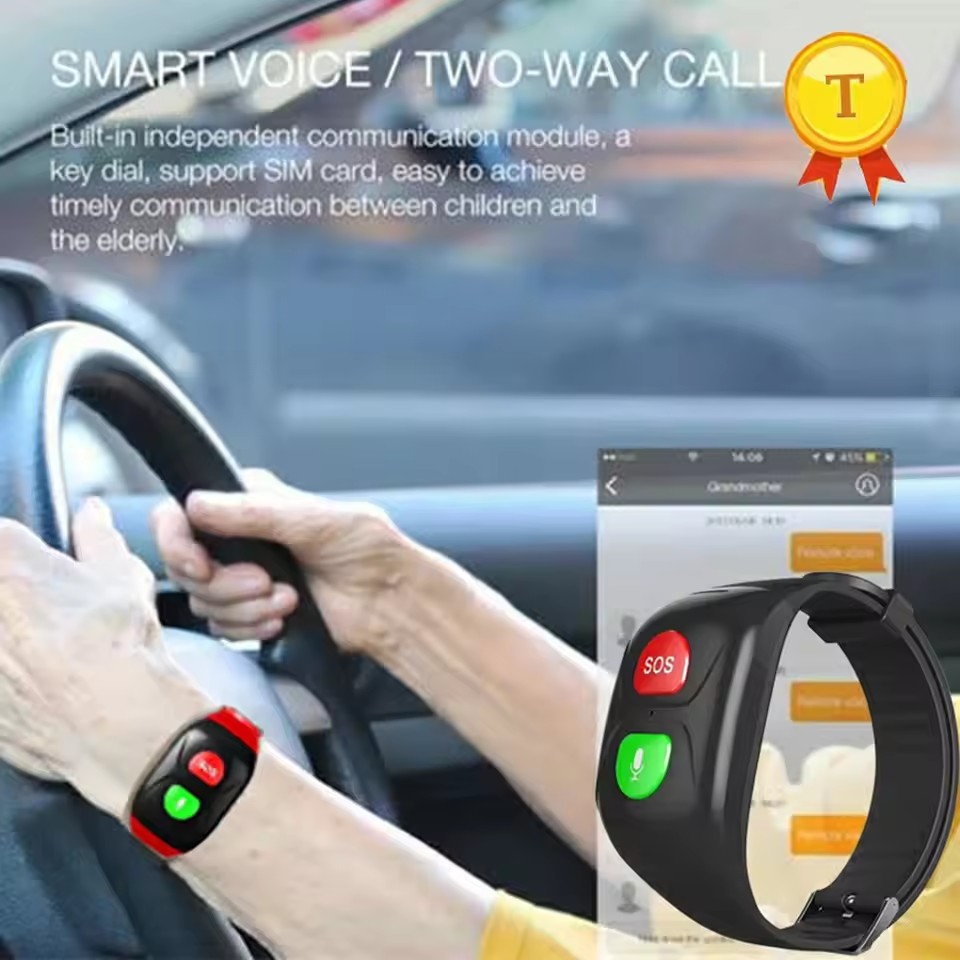4G المسنين GPS ووتش GPS تتبع م - مراجعة Fall Detection Watch وسعره
