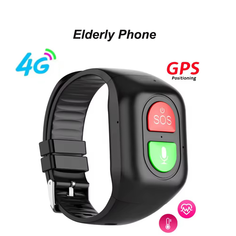 4G المسنين GPS ووتش GPS تتبع م - مراجعة Fall Detection Watch وسعره