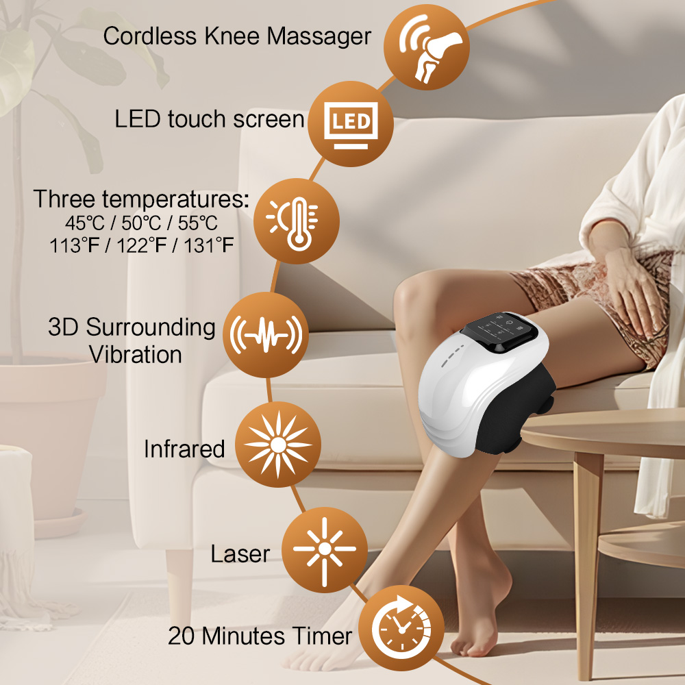 جهاز تدليك الركبة الذكي المغنا - مراجعة Smart Knee Wrap وسعره